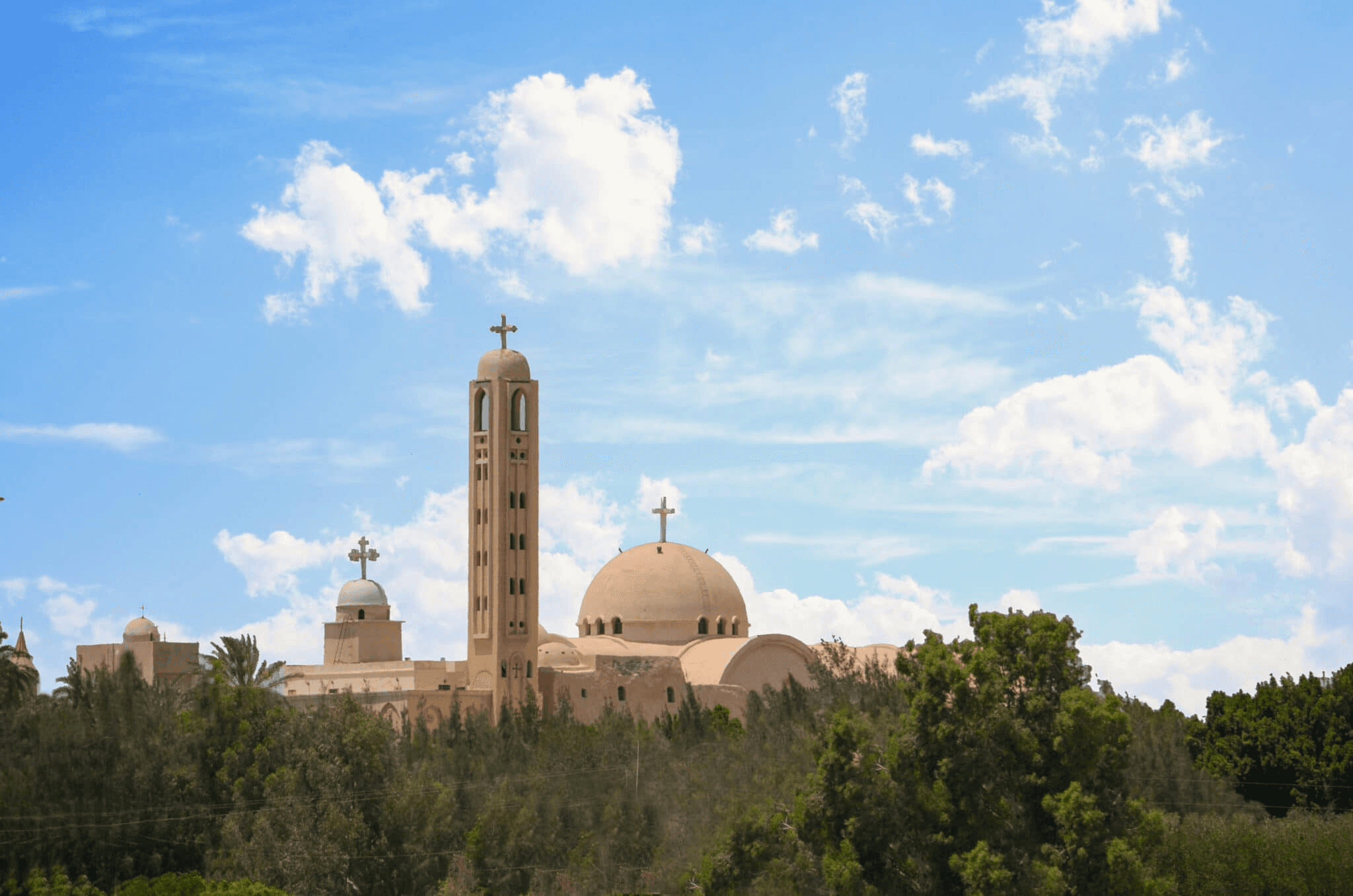 St. Bishoy Monastery exterior